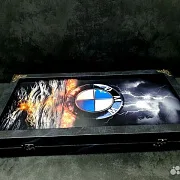 Нарды под стеклом «BMW» в подарок — фотография 7