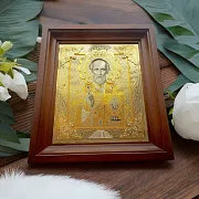Икона Николая Чудотворца № 2. Златоуст — красивый подарок — фотография 1