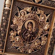 Резная Икона Неополимая Купина — красивый подарок — фотография 2