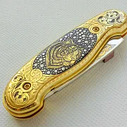 Складной нож «Тигр» из Златоуста — красивый подарок — фотография 10