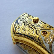 Складной нож «Рысь на охоте» — необычный подарок — фотография 4