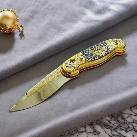 Складной нож «Тигр» из Златоуста — красивый подарок