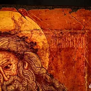 Икона под старину "Святой Симеон Богоприимец" — красивый подарок — фотография 4