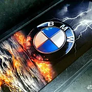 Нарды под стеклом «BMW» в подарок — фотография 3