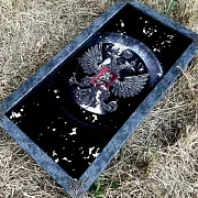 Подарочные нарды под стеклом «Сверхдержава» — фотография 4