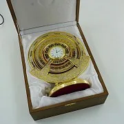 Часы «Календарь» из яшмы — оригинальный подарок — фотография 2