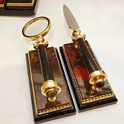 Подарочный письменный набор из яшмы "Орёл". Златоуст — фотография 3