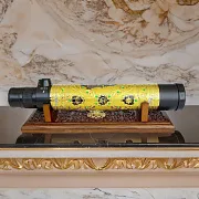Подзорная труба «Морская» на резной подставке — необычный подарок — фотография 1