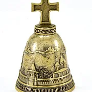 Бронзовый колокол «Новоспасский Ставропигиальный мужской монастырь» — оригинальный подарок — фотография 3