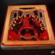 Подарочная икона деревянная "Сошествие Святого Духа" — фотография 3