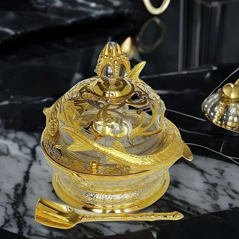 На память: Икорница "Морская звезда". Златоуст
