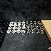 Комплект стальных фишек для нард «Золотая корона» — необычный подарок — фотография 10