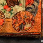 Подарочная икона деревянная "Спас Нерукотворный" — фотография 7