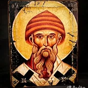 Подарочная икона авторская "Св. Спиридон Тримифунтский" — фотография 5