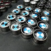 Стальные фишки для нард «BMW» — необычный подарок — фотография 3