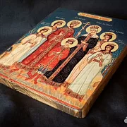 Подарочная икона Царской семьи Романовых — фотография 5