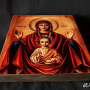 Икона. Богоматерь "Знамение" — оригинальный подарок — фотография 5
