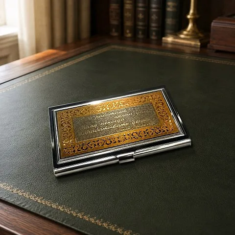 Визитница «Джон Рокфеллер» в подарок