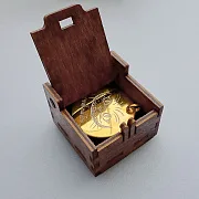 Брелок из металла «Лотос» — необычный подарок — фотография 4